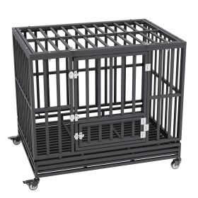 42 Inch Heavy Duty Dog Crate, Indestructible Dog Crate