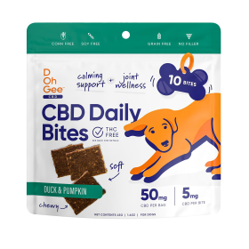 D Oh Gee CBD Daily Duck & Pumpkin Bites 50MG CBD Per Bag (10 Count)