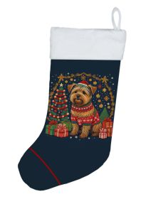 Norfolk Terrier Christmas Christmas Stocking Fireplace Hanging Stockings Christmas Season Party Decor Family Holiday Decorations