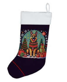 German Shepherd Christmas Christmas Stocking Fireplace Hanging Stockings Christmas Season Party Decor Family Holiday Decorations