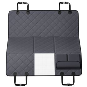 Dog Car Seat Cover for Back Seat 54 x 24 in Waterproof 600D for Cars