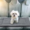 Dog Bed Mat Comfortable Fleece Pet Dog Crate Carpet Reversible Pad Joint Relief M Size