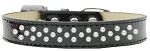 Sprinkles Ice Cream Dog Collar Pearls (Color/Size: Size 12 Black)