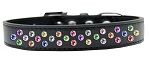 Sprinkles Dog Collar Confetti Crystals (Color/Size: Size 12 Black)