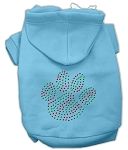 Holiday Paw Hoodies (Color/Size: Baby Blue L)