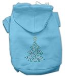 Christmas Tree Hoodie (Color/Size: Baby Blue L)