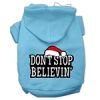 Don't Stop Believin' Screenprint Pet Hoodies