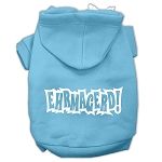 Ehrmagerd Screen Print Pet Hoodies (Color/Size: Baby Blue Size Lg)