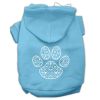 Henna Paw Screen Print Pet Hoodies