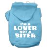 I'm a Lover not a Biter Screen Printed Dog Pet Hoodies