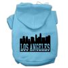 Los Angeles Skyline Screen Print Pet Hoodies