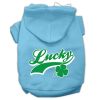 Lucky Swoosh Screen Print Pet Hoodies